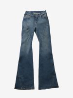 RICK OWENS DRKSHDW - Women Denim Bias Bootcut Jeans - Image 4