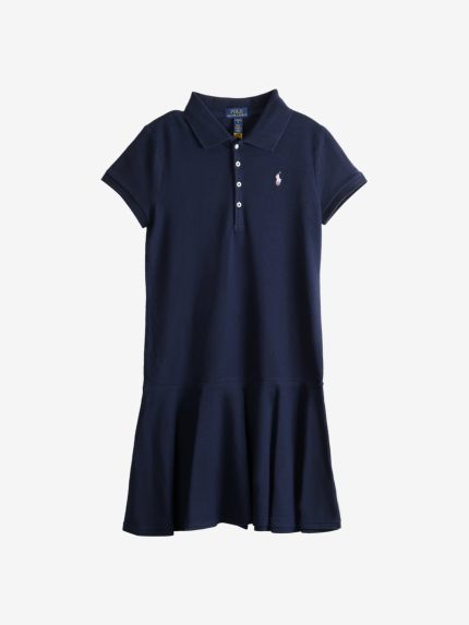 POLO RALPH LAUREN - Girls Stretch Cotton Mesh Polo Dress