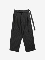 LOUIS GABRIEL NOUCHI - Men Pleated Pinstripe Pants - Image 4