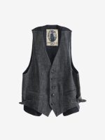 ZIGGY CHEN - Men Layered Pocket Waistcoat - Image 5