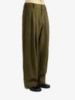 ZIGGY CHEN - Men Drop Crotch Wide Leg Trousers - Image 2