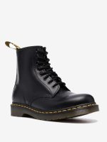 DR. MARTENS - 1460 Smooth Leather Lace Up Boots - Image 2