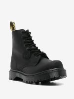 DR. MARTENS - 1460 Bex Bump Toe Leather Boots - Image 2