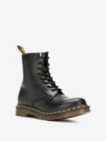 DR. MARTENS - Women 1460 Smooth Leather Lace Up Boots - Image 2