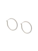 WERKSTATT MUNCHEN - Hoop Earrings Fine Hammered M4512