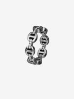 HOORSENBUHS - Dame Tri-Link Band With Diamond Bridges - Image 2