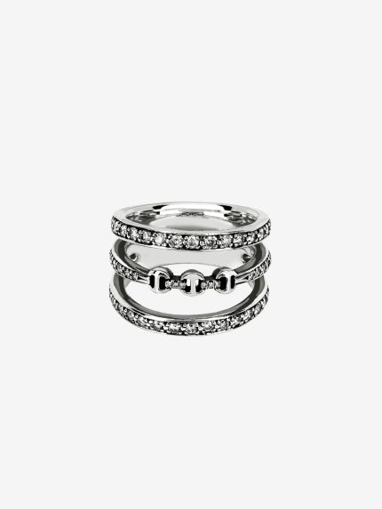HOORSENBUHS - Asset Triple Band With Diamonds