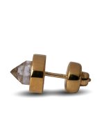 PARTS OF FOUR - Stud Earring (9mm, Herkimer Spike, YGA+HER) - Image 2