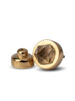 PARTS OF FOUR - Stud Earring (9mm, Herkimer Spike, YGA+HER) - Image 3