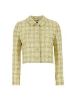 VERSACE - Women Cotton Mix Fancy Tweed Informal Jacket