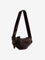 LEMAIRE - Women Paper Leather Small Soft Croissant Bag - Image 4