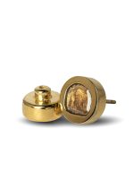 PARTS OF FOUR - Stud Earring (0.4 CT, Diamond Slab, YGA+DIA) - Image 3