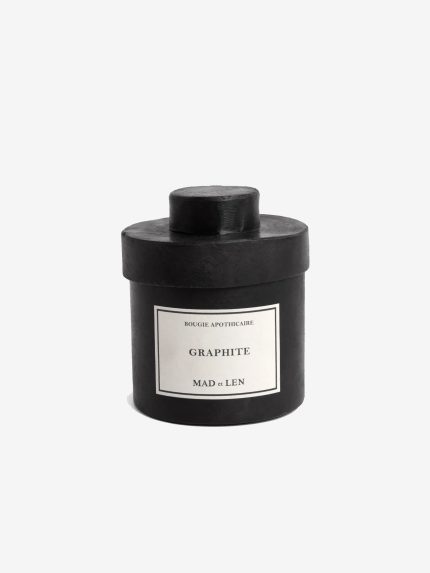 MAD ET LEN - Bougie Apothicaire Petite Graphite Candle 300G