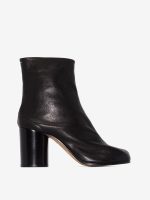 MAISON MARGIELA - Women Vintage Leather Tabi High Heel Ankle Boots