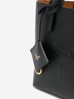 MCM - Unisex Himmel Lthr Doppel Shopper Mini Bag - Image 5