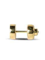 PARTS OF FOUR - Tiny Stud Earring (0.1 CT, Diamond Slab, YGA+DIA) - Image 3