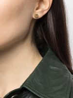 PARTS OF FOUR - Stud Earring (0.2 CT, Tiny Faceted Diamond Slab, AGA+FCDIA) - Image 2