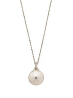 PARTS OF FOUR - Disk Necklace (0.2 CT, Tiny Faceted Diamond Slab, 35mm, DA+FCDIA) - Image 3