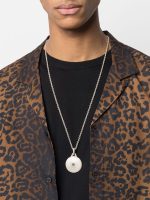 PARTS OF FOUR - Disk Necklace (0.2 CT, Tiny Faceted Diamond Slab, 35mm, DA+FCDIA) - Image 2