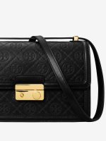 TORY BURCH - Women T Monogram Leather Shoulder Bag - Image 5