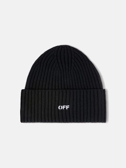 OFF WHITE - Men Offstamp Loose Knit Beanie