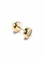 PARTS OF FOUR - Stud Earring (0.2 CT, Tiny Faceted Diamond Slab, YGA+FCDIA) - Image 2