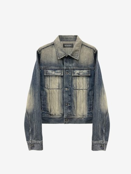 DET BLEV SENT - Men Denim Jacket