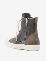 RICK OWENS - Men Transparent Leather Sneakers - Image 3