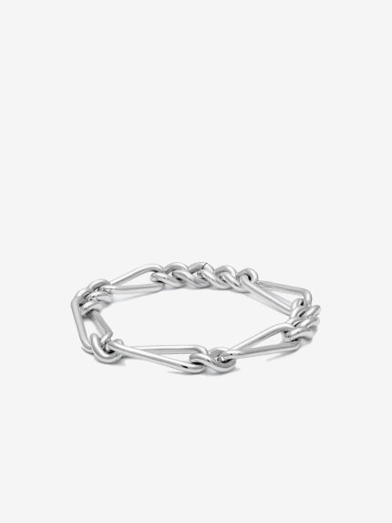 MAOR - Unity Cub Link Bracelet In Silver