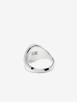 MAOR - Meek Ring Oval Top in Silver and Yellow Gold - Image 3