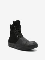 RICK OWENS DRKSHDW - Men Denim Hustler Sneakers - Image 2