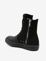 RICK OWENS DRKSHDW - Men Denim Hustler Sneakers - Image 3