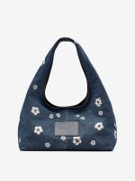 MARC JACOBS - Women The Sequin Daisy Denim Sack Bag - Image 4