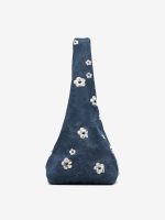 MARC JACOBS - Women The Sequin Daisy Denim Sack Bag - Image 5
