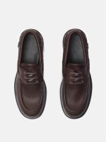 BURBERRY - Mens Leather Raft Boat Shoe - Image 4