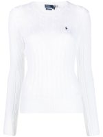 POLO RALPH LAUREN - Women Cable-Knit Cotton Crewneck Sweater - Image 5