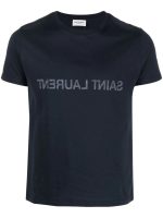SAINT LAURENT - Men Round Neck T-shirt - Image 5