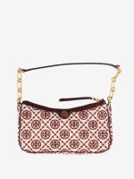TORY BURCH - Women T Monogram Chenille Studio Shoulder Bag