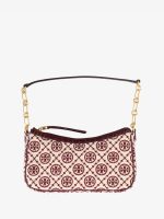 TORY BURCH - Women T Monogram Chenille Studio Shoulder Bag - Image 2