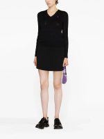 POLO RALPH LAUREN - Women Cable Knit Cotton V Neck Sweater