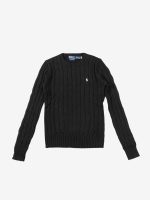 POLO RALPH LAUREN - Women Cable Knit Cotton Crewneck Sweater