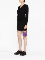 POLO RALPH LAUREN - Women Cable Knit Cotton V Neck Sweater - Image 2