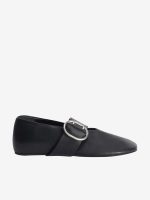 JIL SANDER - Women Soft Leather Mary Jane Ballerina Flat