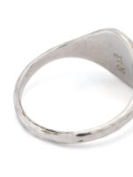 WERKSTATT MUNCHEN - Classic Hammered Signet Ring - Image 3