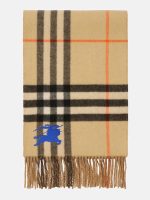 BURBERRY - Unisex EKD Cashmere Reversible Scarf - Image 3