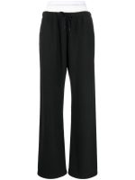 T BY ALEXANDER WANG - Women Logo Elastic Exposed Brief Wide Leg Sweatpant - Image 5