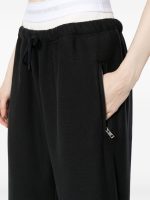T BY ALEXANDER WANG - Women Logo Elastic Exposed Brief Wide Leg Sweatpant - Image 4