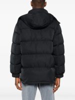 MAISON KITSUNE - Men Nylon W Tonal Fox Head Patch Hooded Puffer - Image 3