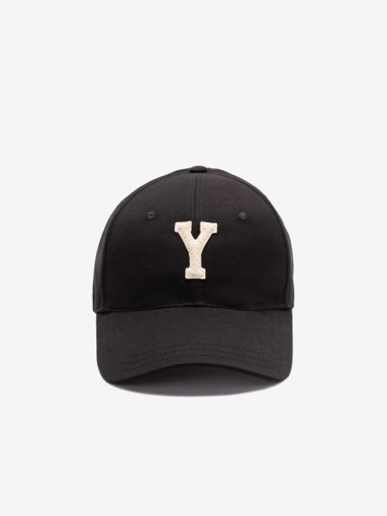SAINT LAURENT - Men Y Varsity Cap in Gabardine