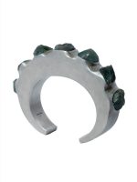 PARTS OF FOUR - Crescent Bracelet (Terrestrial Surfaced, 15mm, AS+MA+GRAN) - Image 3